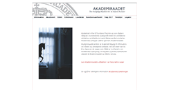 Desktop Screenshot of akademiraadet.dk